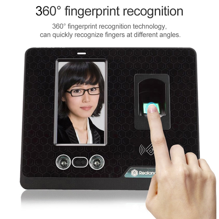 Realand G505 4.3 inch Color TFT Touch Screen Face Fingerprint WiFi Remote Time Attendance Machine, G505 Realand G505 4.3 inch Color TFT Touch Screen Face Fingerprint WiFi Remote Time Attendance Machine, G505